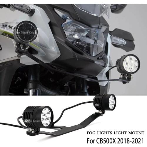 Fit for Honda CB500X CB500 CB 500 X 2018 - Motorcycle headlight bracket Auxiliary Light Mounting Brackets Driving Lamp Spotlight