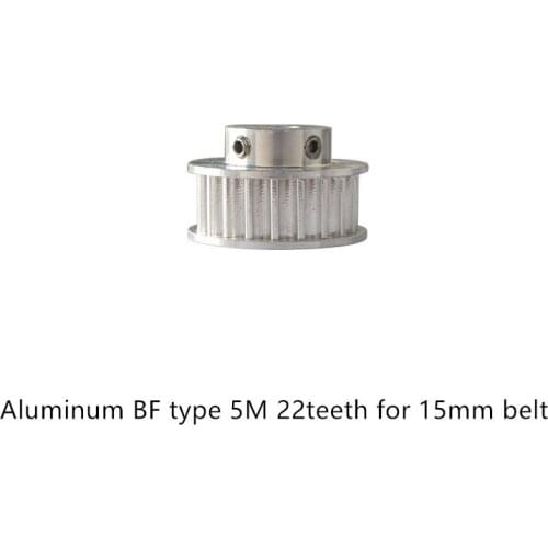 BF type 22 teeth 5M Timing Pulley Bore 8mm for HTD5M 15mm belt 16mm used in linear pulley 22Teeth 22T