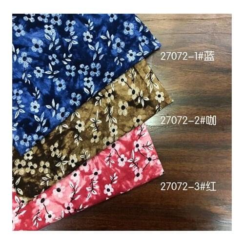 Rayon fabric dark floral printed fabric dress fabricLFCK080045