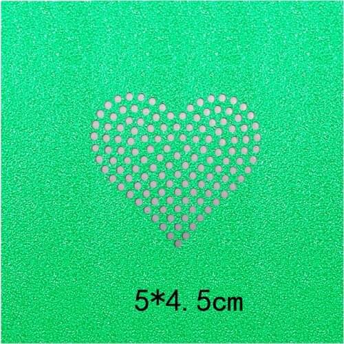 Love Motif Stencil Hotfix Diamond Rhinestone Heat Press Transfer Design Iron on Sticker Paper Cardboard Template Mold Craft Tool