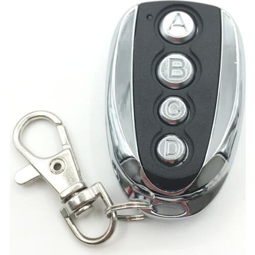 Universal ABCD Key Remote Control 433.92MHZ Remote Cloning 4 Channel Auto Car Garage Door Duplicator Rolling Code For Car newest