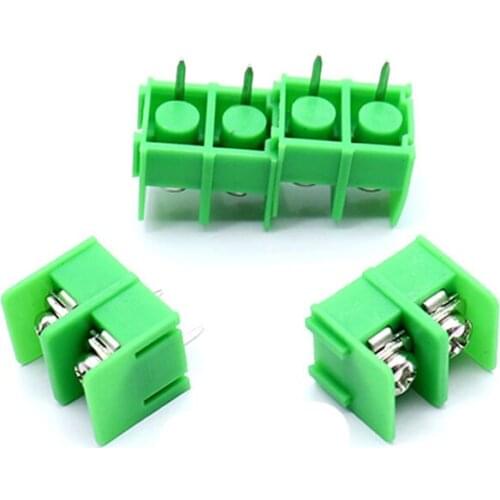 Free shipping 10PCS KF7.62-2P Terminal pitch 7.62mm pin connector can be spliced 2P green
