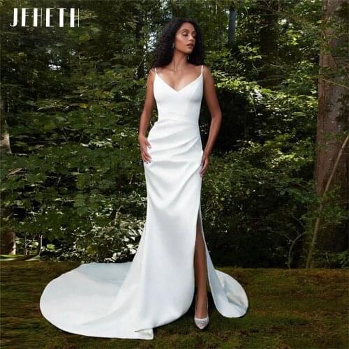 Satin Wedding Dresses Jeheth China
