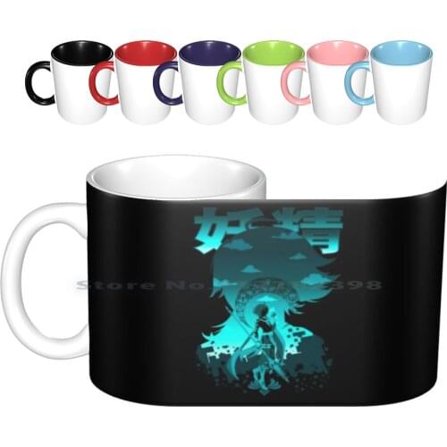 Genshin Impact Xiao Ceramic Mugs Coffee Cups Milk Tea Mug Genshin Impact Genshin Impact Genshin Impact Character Zhongli Zhong
