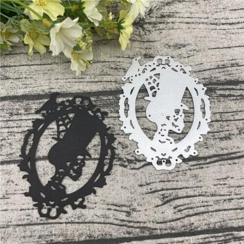 Halloween Card Frame Craft Metal Cutting Dies For DIY Scrapbooking Album Embossing Paper Cards Decorative Crafts