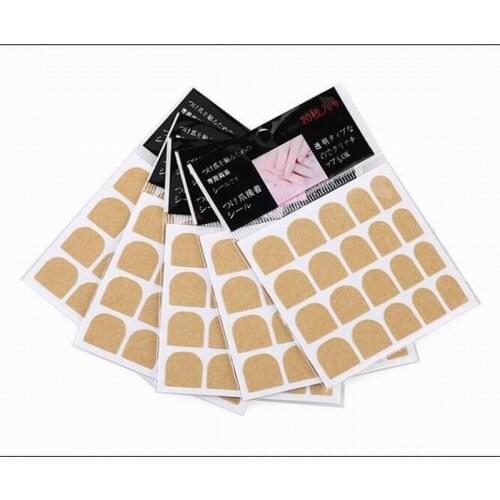 Wholesale 20pcs/pack DIY double sided adhesive tape as false nail tips nail glue sticker for beauty nail art decoration props