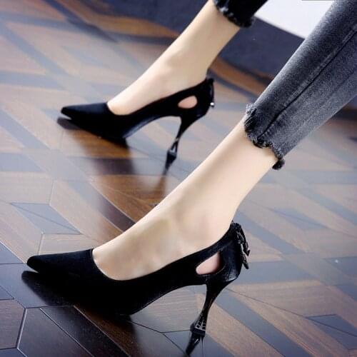 Autumn Sexy High Stiletto Heels Shoes Women Fashion Classic Pumps Party Office Work Shoes Female Pointed Toe Slip On Dress Shoes