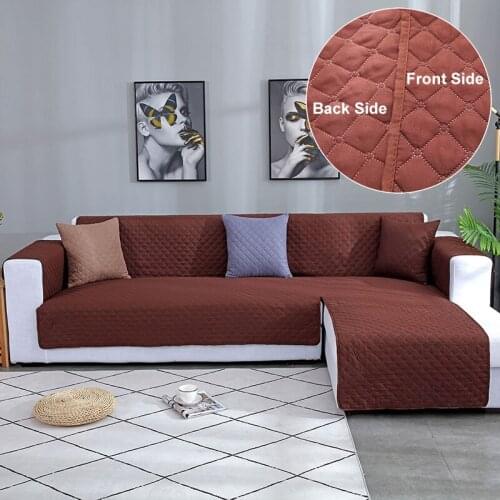 Slightly Waterproof One-piece L-shaped Sofa Pad Double-sided Universal Pet Cat Anti-scratch Sofa Mat Corner Sofa Cover Slipcover