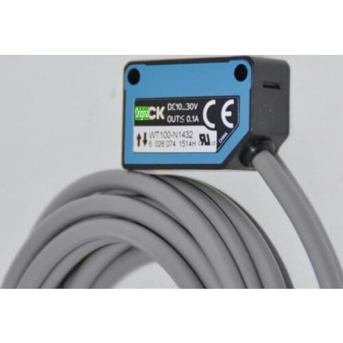Photoelectric Switch Reflex Sensor wt100-n1432 DC10-30V Spot Photo, 1-Year Warranty