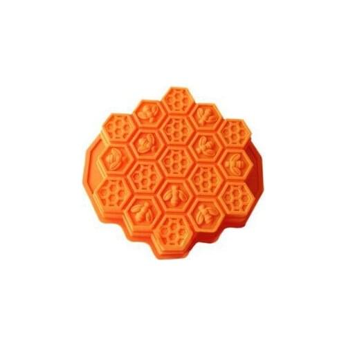 Honeycomb Cake Molds for Kids 17-Hole Silicone Baking Cake Mold Bakeware