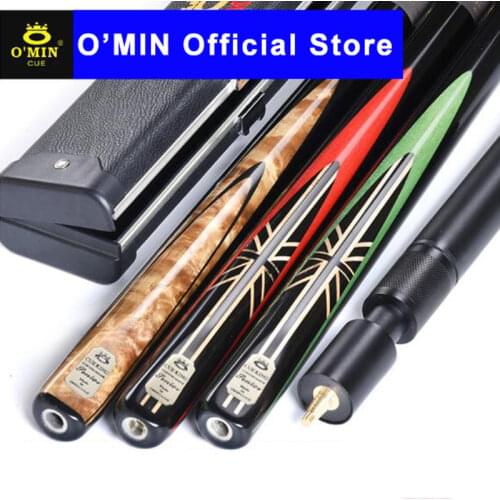 High-end Handmade EVOLVER One Piece Snooker Cue Kit with Case with Telescopic Extension 9.5mm 10mm 11.5mm Tip Snooker Stick Cue