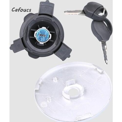 Fuel Tank Inner Cover Lock With Two Keys For Peugeot 206 207 For Citroen C2 Fuel tank Lock Outer cover Car Oil Tank Cap 1508H2
