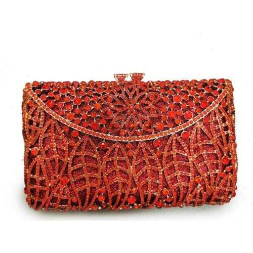 Gold silver Crystal Big Rhinestone Skeleton Evening clutch bags Purse Women Diamond Party Wedding Purse Fashion Ladies Mini Bags