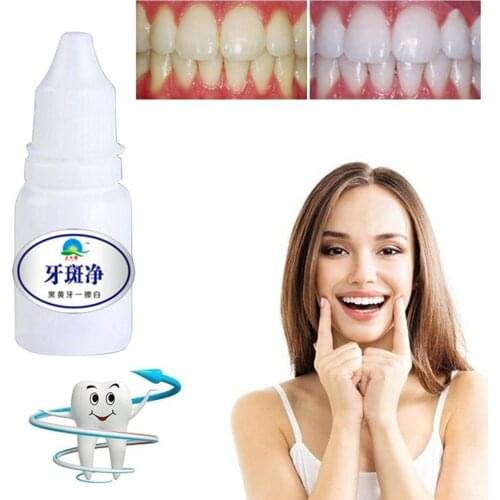 10ml Teeth Whitening Tooth Plaque Stains Remove Oral Care Liquid Tools Dental Bleaching Cleaning Care Tooth L1L0