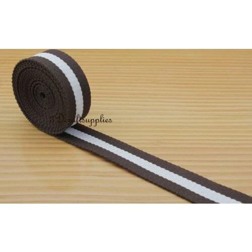 5 yards 1 inch(25mm) heavy weight polyester webbing Ribbon key fob strap ZD24