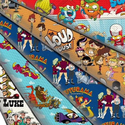 50*145cm Letters Patchwork Printed Bullet Textured Liverpool FabricTissue Sewing Quilting Needlework Material DIY Handmade