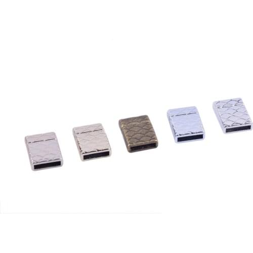 6 Colors--KONMAY 10 Sets 12.x2.0mm Glue-in Style Wave Engraved Jewelry Magnetic Clasps--CLP1328