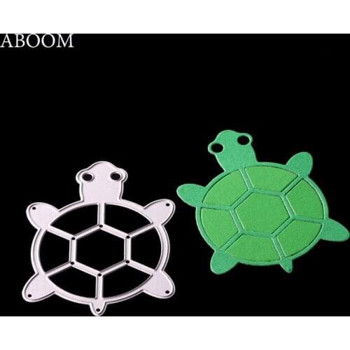 ABOOM New Lovely Tortoise Metal Carbon Cutting Dies Stencils For DIY Scrapbooking Photo Album Decoration Embossing DIY Die Cut