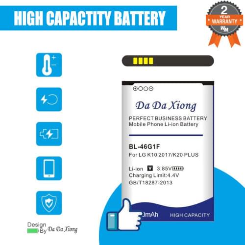 4700mAh BL-46G1F Battery for LG K10 2017 K20 Plus TP260 K425 K428 K430H Mobile Phone Batteries