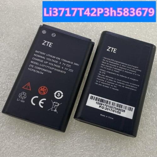 New Original Li3717T42P3h583679 1700mAh Battery For ZTE R538 Mobile Phone Batteries