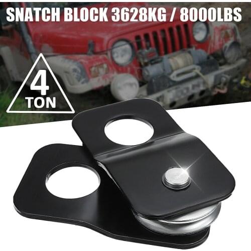 Accessories Recover Vehicle Durable Professional Reduce Heat Off-Road Car Snatch Block Winch Pulley Riding Parts 2T 4T Tool Mini