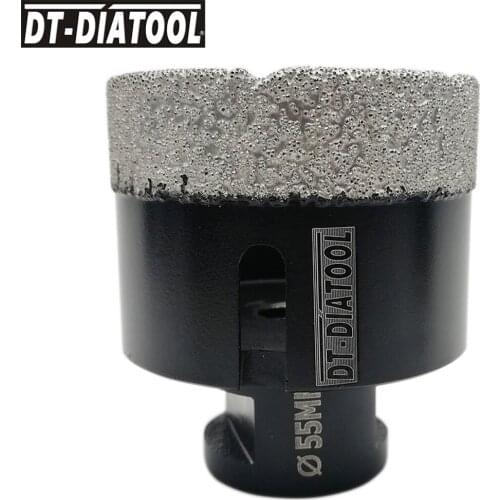 1pc Dia 55mm Dry Vacuum Brazed Diamond Drill Bits Hole Saw M14 Connection Drilling core bits For Marble Ceramic Tile