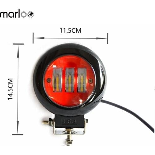 1pc Car LED Work Light Lamp 12V 24V Light Bar Offroad 6000K Motorcycle Lamp Off Road Fog light For Lada Niva 4X4 accessories
