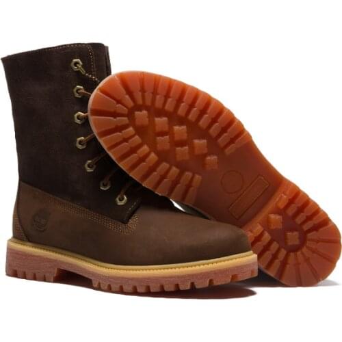 TIMBERLAND PRO Classic Mens Winter Snow Solid Ankle Boots Genuine Leather Upper With Warm Plush Lining Shoes Size Eur 40-44