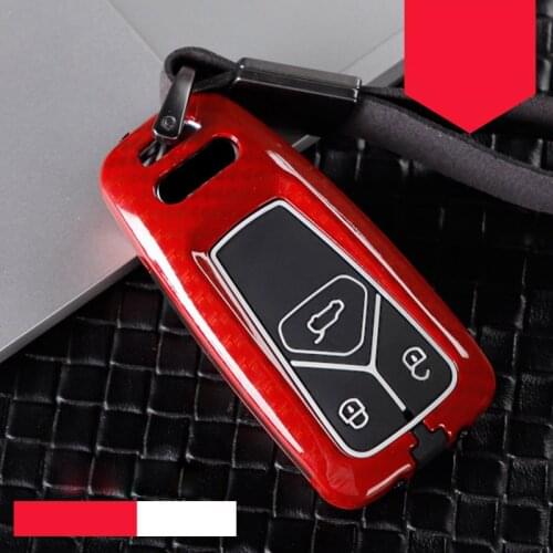 Silica gel zinc alloy key cover for Audi A5 Q7 S4 S5 A4 B9 Q7 A4L 4m TT TTS RS 8 2016 S 2017 2018 A6L QT S7 A6 Q5 SQ5 keychain