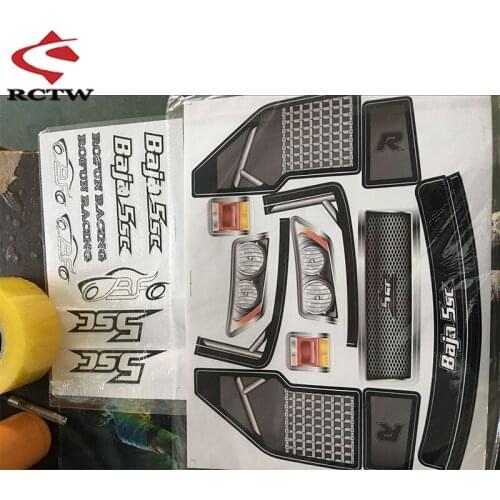 Sticker for CAR SHELL FOR 1/5 HPI ROVAN KM ROFUN Baja 5sc TRUCK RC CAR PARTS