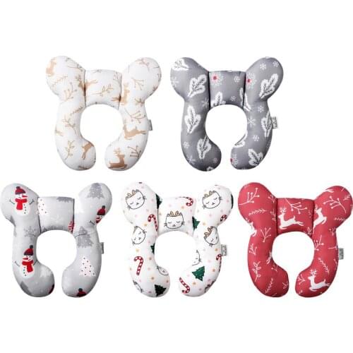 Baby Travel Pillow U Shape Head Neck Support Pillow For Car Seat Protective Travel Car Seat Head And Neck Pillow Soft Neck Care