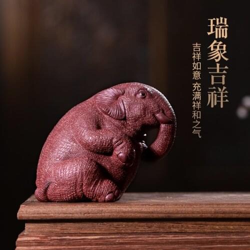 Hall famous handmade high-end pet furnishing articles purple sand tea to tea accessories small sprout like purple clay