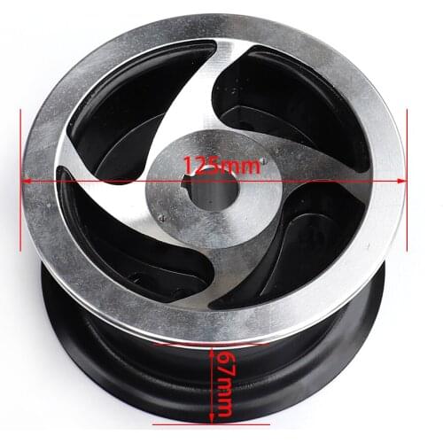 Diameter 17mm/19mm Wheel Hub Fit 2.50/2.80-4 Tire Rim For Electric Wheel Karting Scooter Bike Mini ATV Motorcycles For Dualtron