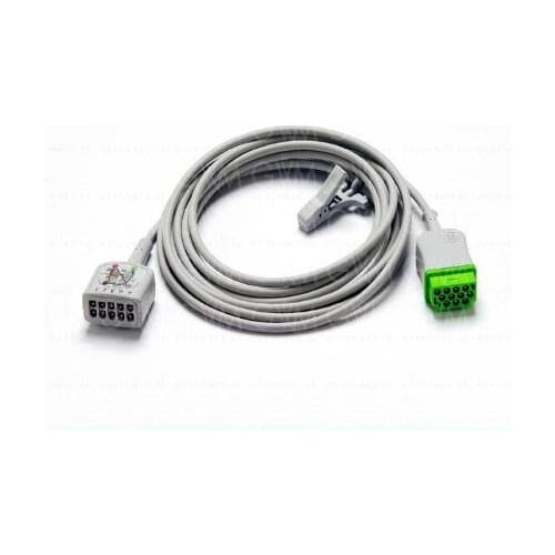 MARQUETTE 11 PIN TO 5 LEAD ECG TRUNK CABLE ECG 3/5 LD CBL AHA, 3.6M CABLE TRONCAL DE ECG DE 3/5 DERIVACIONES 2017003-001 NEW,ORI