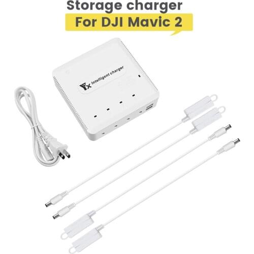 Mavic 2 Storage Charger Four Charging Batteries Remote Control Charging With USB Port for DJI Mavic 2 PRO ZOOM Accessories