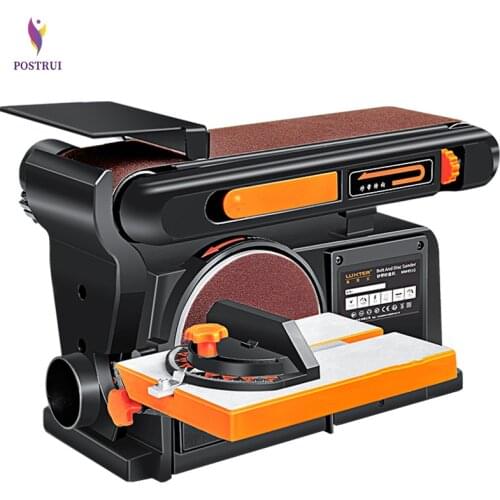 Multi-purpose woodworking sand disk belt small electric polisher woodworking sander grinding machine 220V 1PC