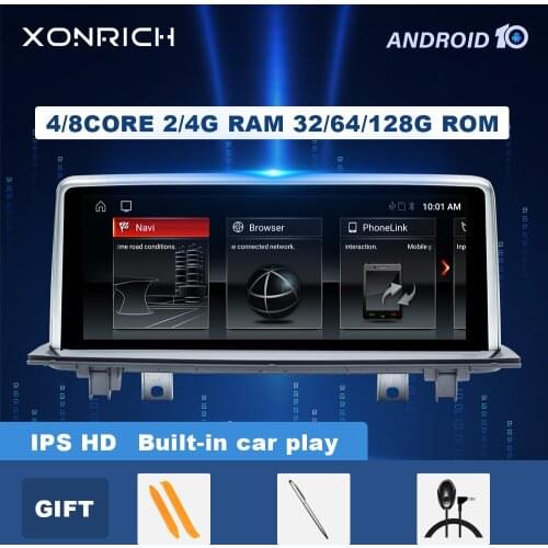 Android 10 Car Radio Multimedia for BMW X1 F48 2016 2017 2018 NBT System GPS Navigation Glonass NODVD Head Unit Stereo AudioIPS