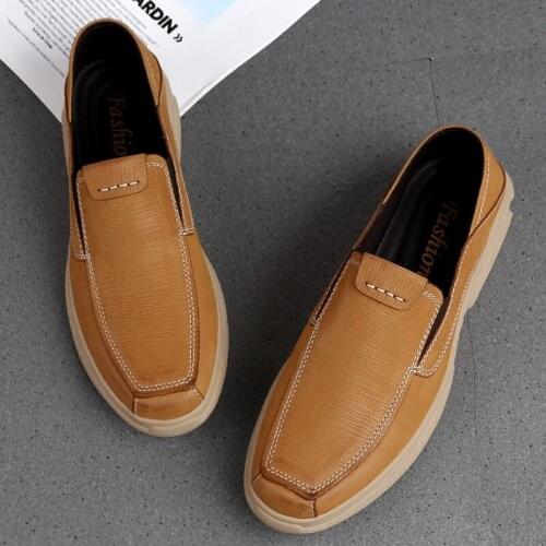 Men Casual Shoes 2020 Leather Casual Shoes Men Leisure Man Zapatos Casuales Fashion Sport Shoe Mens Hot Sale For Black