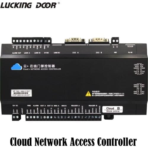 RS232 RS485 TCP/IP RJ45 Cloud Network Access Controler Access Control Board Panel Support Cloud SDK Gate QRcode Controller