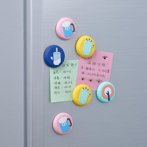 Various Creative Cute Cartoon Animal Fridge Magnets Strong suction Refrigerator Magnets Message Sticky Notes Stickers Decor-1PC