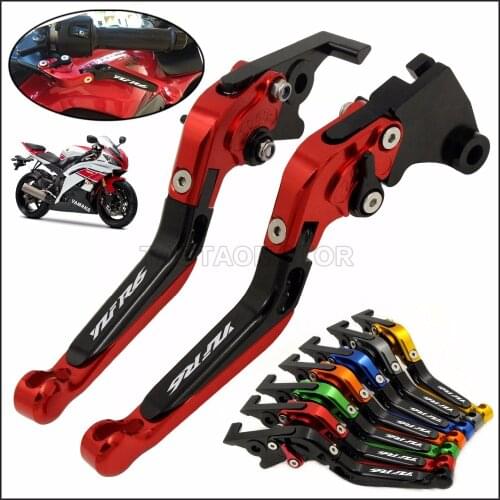 CK CATTLE KING CNC Adjustable Foldable Extendable Motorbike Brakes Clutch Levers For YAMAHA R6 YZF600 YZF-R6 2017 2018