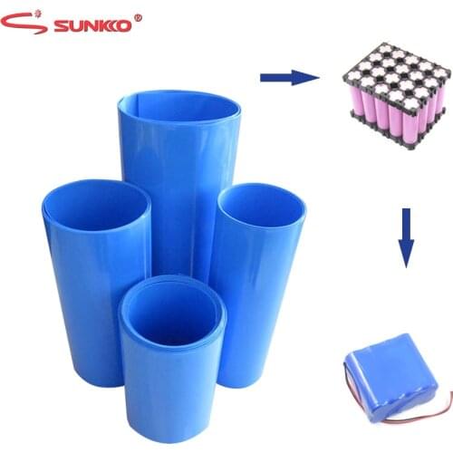 2 Meter PVC Heat Shrink Tube Shrinkable Tubing For 18650 Lithium Battery Pack Protection Insulation Heat Shrinkable Cable Sleeve