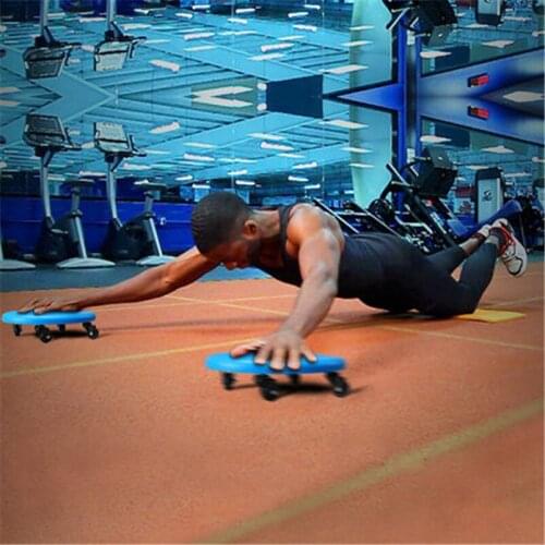 Abdominal muscle trainer four wheels 360 ab roller fitness roller equipment abdominal muscle simulator foot skateboard 1pc