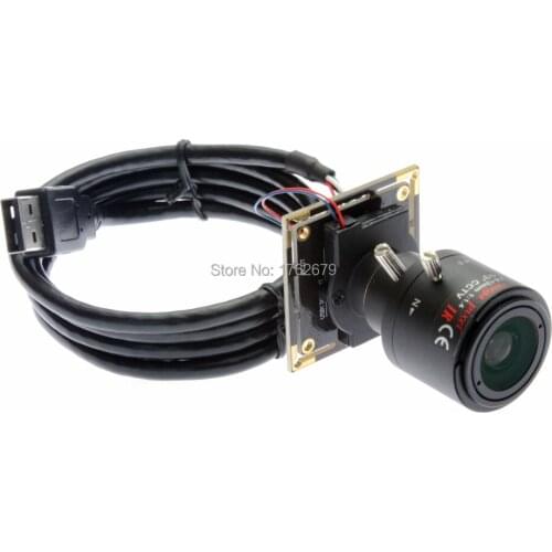 HD 1.3 megapixel 1280*960 CMOS AR0130 USB Webcam Micro Camera Module with 2.8-12mm varifocal lens