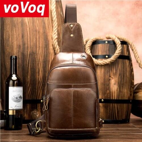 Vintage Leather Male Casual Design Black Mini Shoulder Messenger Bag Multifunction Fashion Belt Waist Bag Travel Small Pouch Men