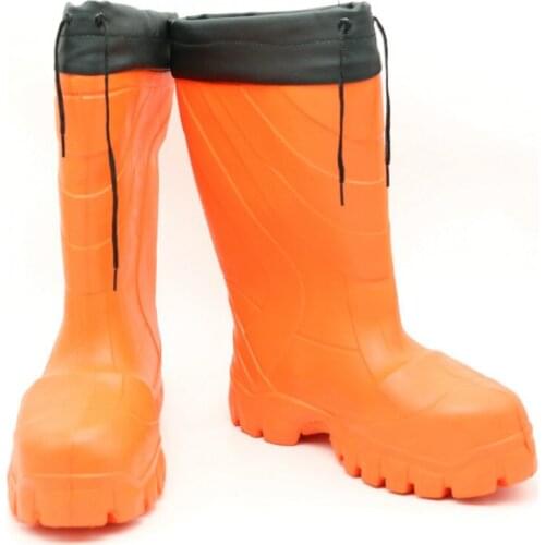 Steel Toe Cotton Waterproof Warmth Safety Shoe Boots Car Wash Refrigerated Warehouse Fishery Shoe Work Women Man