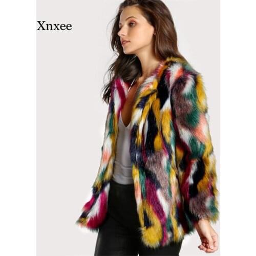 Цветные шубы Xnxee China At AliExpress
