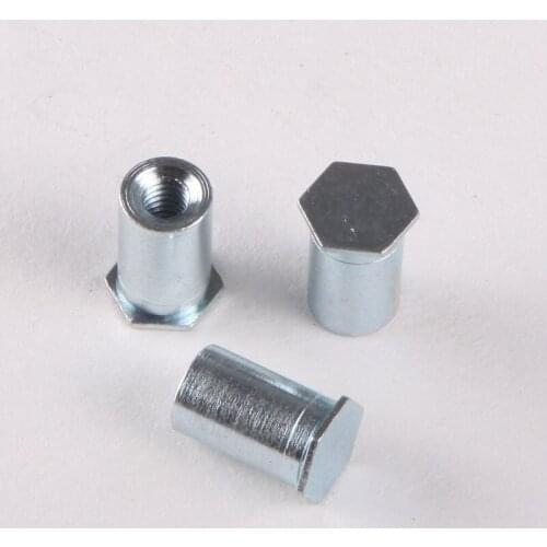 10PCS Cheap Blind Hole Pressure Riveting Stud Pressure Riveting Nut Column Pressure Riveting Pieces M5 * 18