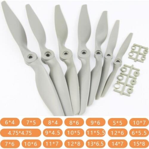2PCS Gemfan APC Style Nylon 4.75X4.75/5X5/6X4/7X5/8X4/8X6/9X6/10x5/10x7/11x5.5/11X7Props For RC Model Airplane parts