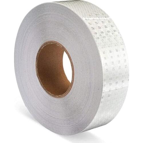 5cmx50m/Roll Reflective Warning Tape Car Safety Warning Reflective Sticker Marking Film Road Construction